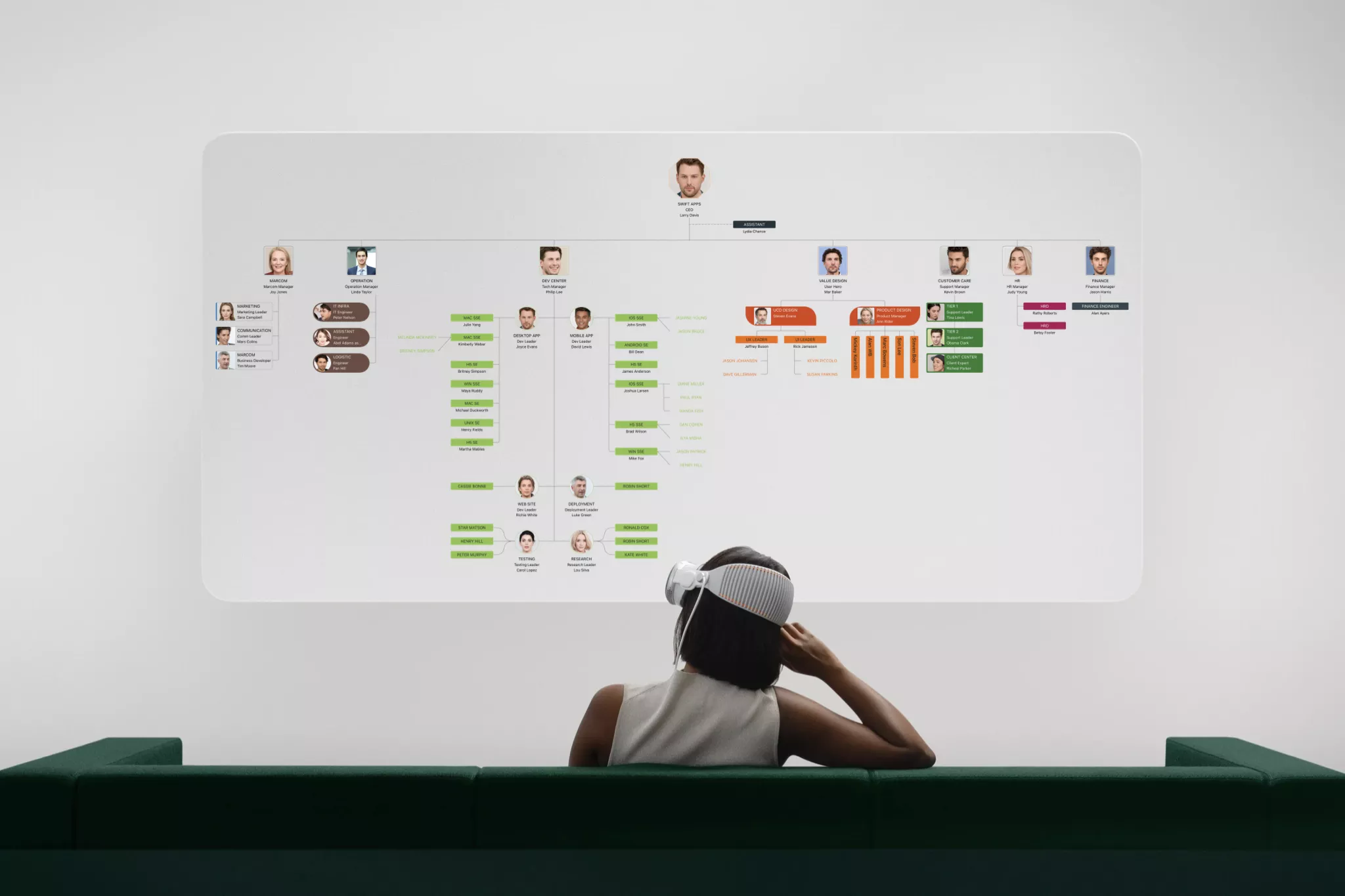 OrgChartX on Apple Vision Pro